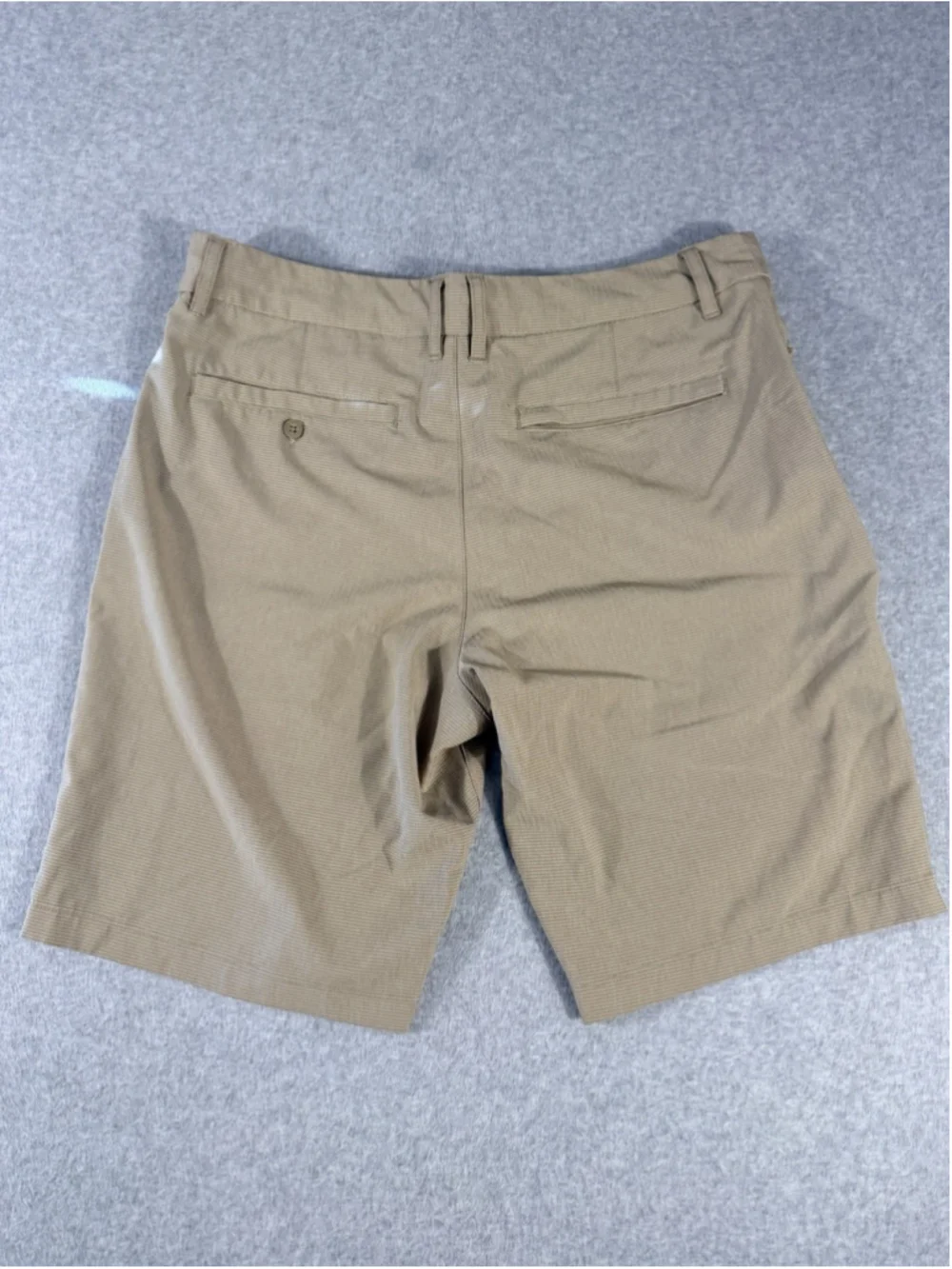 Hang Ten Mens Hybrid Shorts Size 34 Khaki Stretch Golf Casual Performance